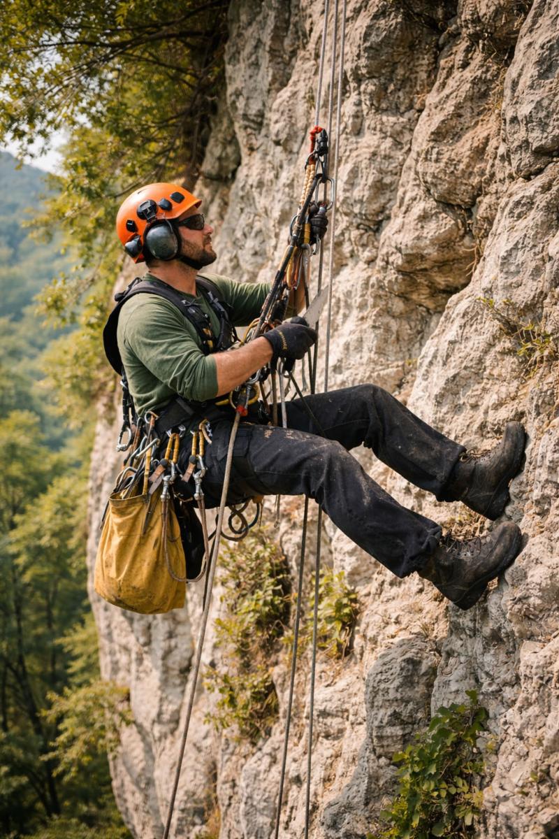 Addetti sistemi accesso e posizionamento mediante funi da siti naturali o artificiali